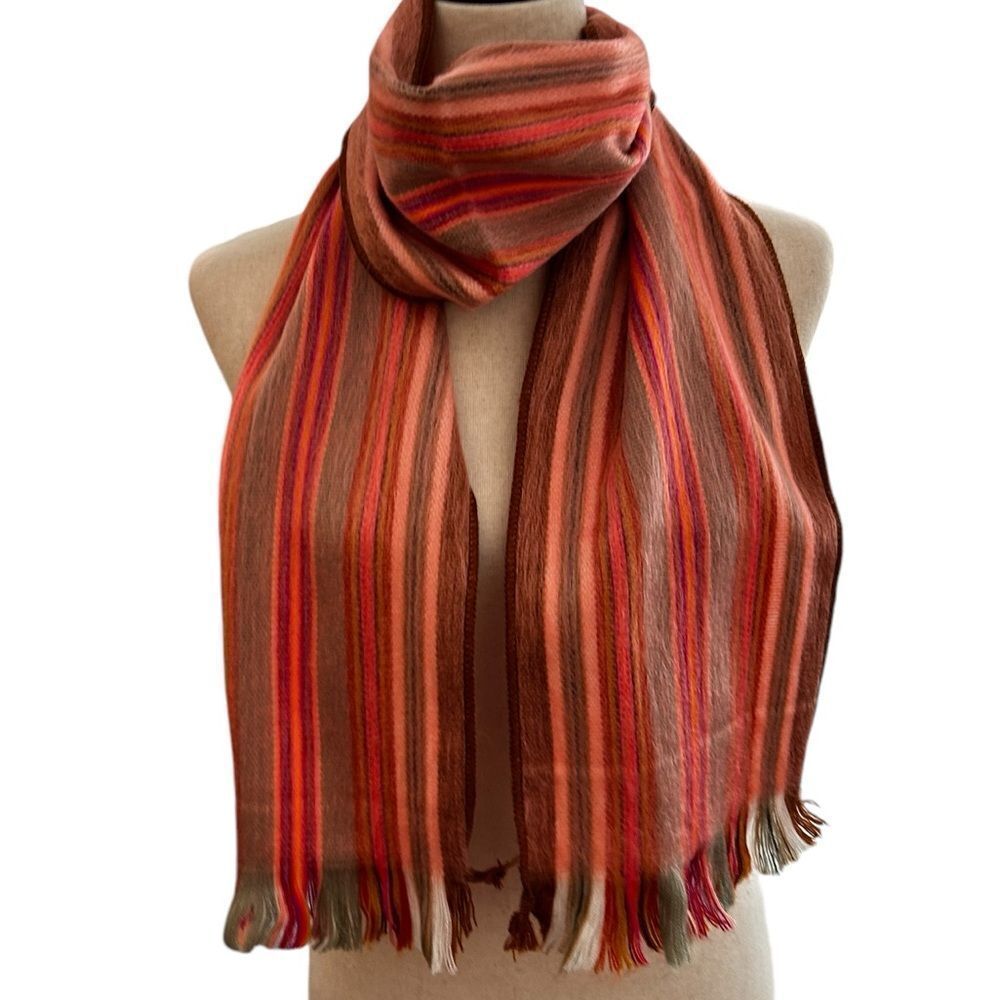 Beautiful alpaca scarf from Ecuador so soft and warm! Poppy’s Alpaca Farm